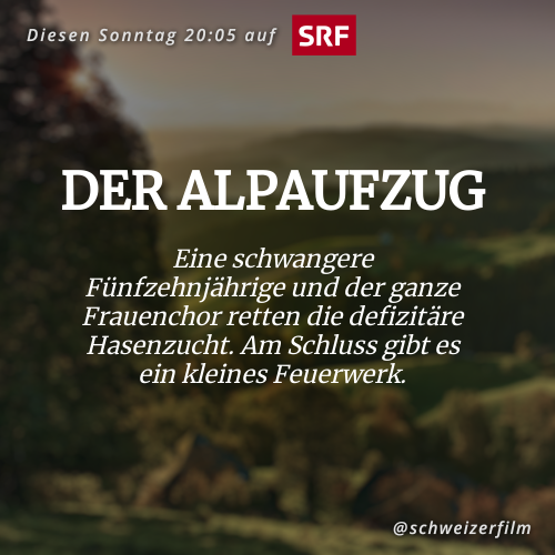 Eine schwangere Fünfzehnjährige und der ganze Frauenchor retten die defizitäre Hasenzucht. Am Schluss gibt es ein kleines Feuerwerk.