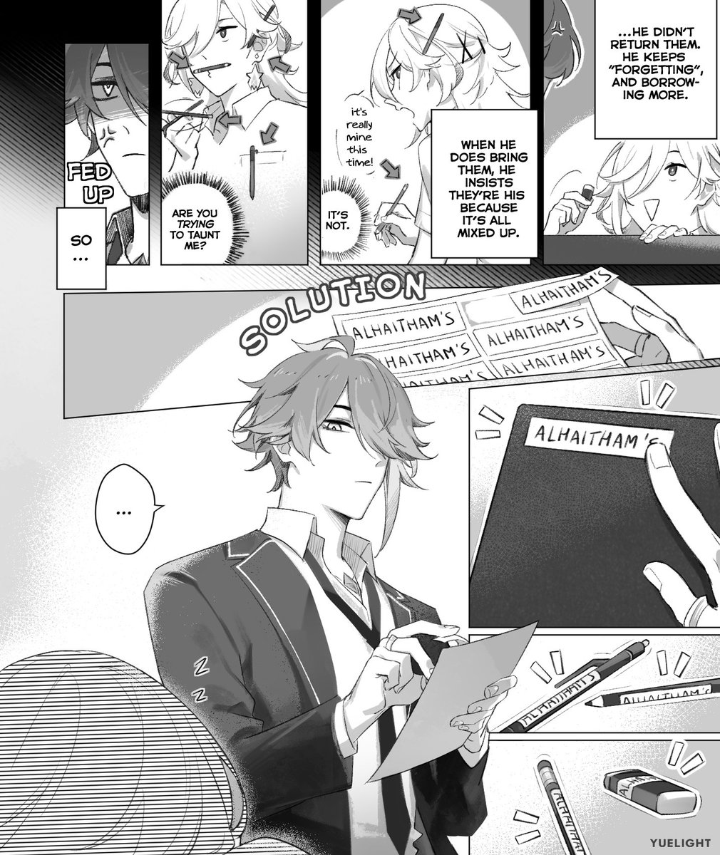 (R->L) Alhaitham's belongings
#haikaveh hs au 🌱🏛️ 