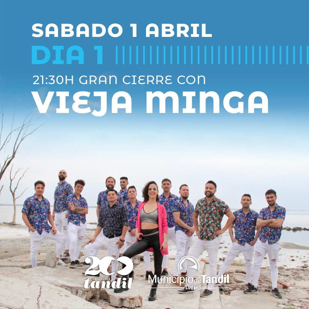 MatiasDeramoV's tweet photo. #Tandil200años 
Arrancamos el mes del Bicentenario con todo disfrutando de nuestros artistas locales 💯 
 👉🏼 folcklore, rock, cumbia, punk y cuerpos de baile de nuestra ciudad.
Y el gran cierre de @ViejaMinga el sábado y @lostotora el domingo.
Imperdible!
 #BicentenarioTandil https://t.co/Bo66Q6tSUy