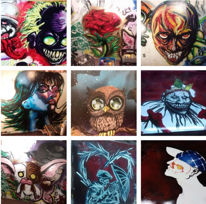 Nevernaire1's tweet photo. Inside the mind of an insidious mad man https://t.co/e2lPsrlGDU via @Nevernaire 
Check out the insane graffiti artwork of Adam Dube out of Manchester, NH on Nevernaire blog
#graffiti #blog https://t.co/VbTl5mQoR3