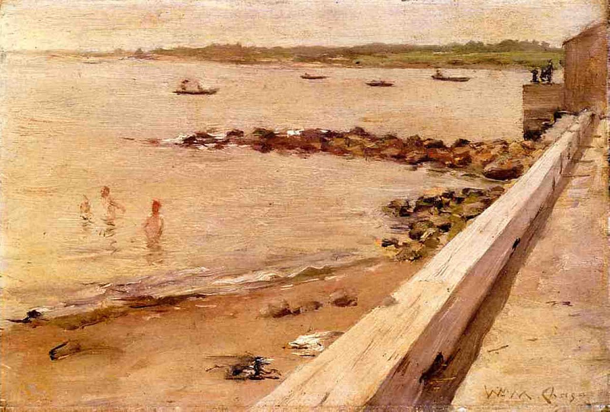 artistchase's tweet photo. The Bathers #merrittchase #chase https://t.co/aa9jWgWVzu https://t.co/tzThbZj7ac