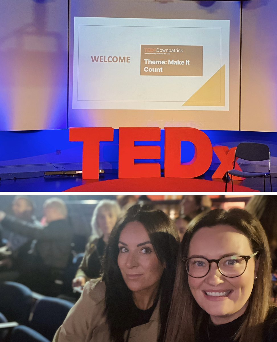 AideenDuggan's tweet photo. Yesterday I attend the #MakeItCount TEDx talks at #TEDxDownpatrick today with my good friend Fiona Mitchell.
@CatherineMurnin, you organised a superb event! All the blood, sweat and tears were worth it! Huge well done 👏🏼 ❤️ https://t.co/GQq2SK3ayV