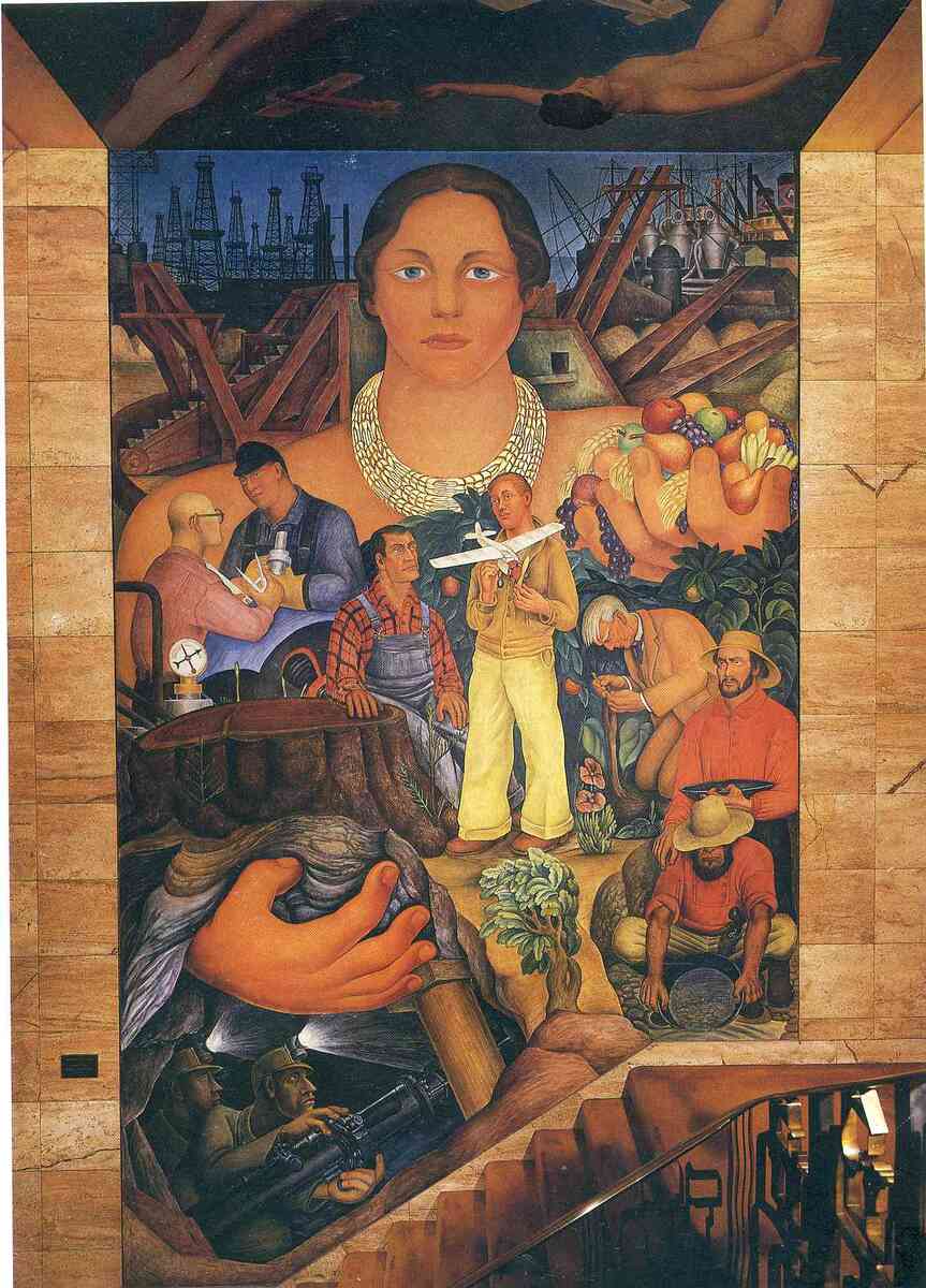 artistrivera's tweet image. Allegory of California, 1931 #muralism #rivera wikiart.org/en/diego-river…