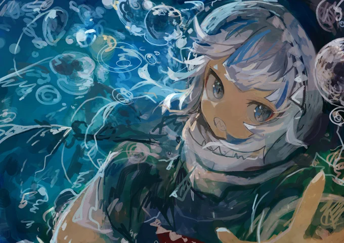 #gawrt 海中にて 