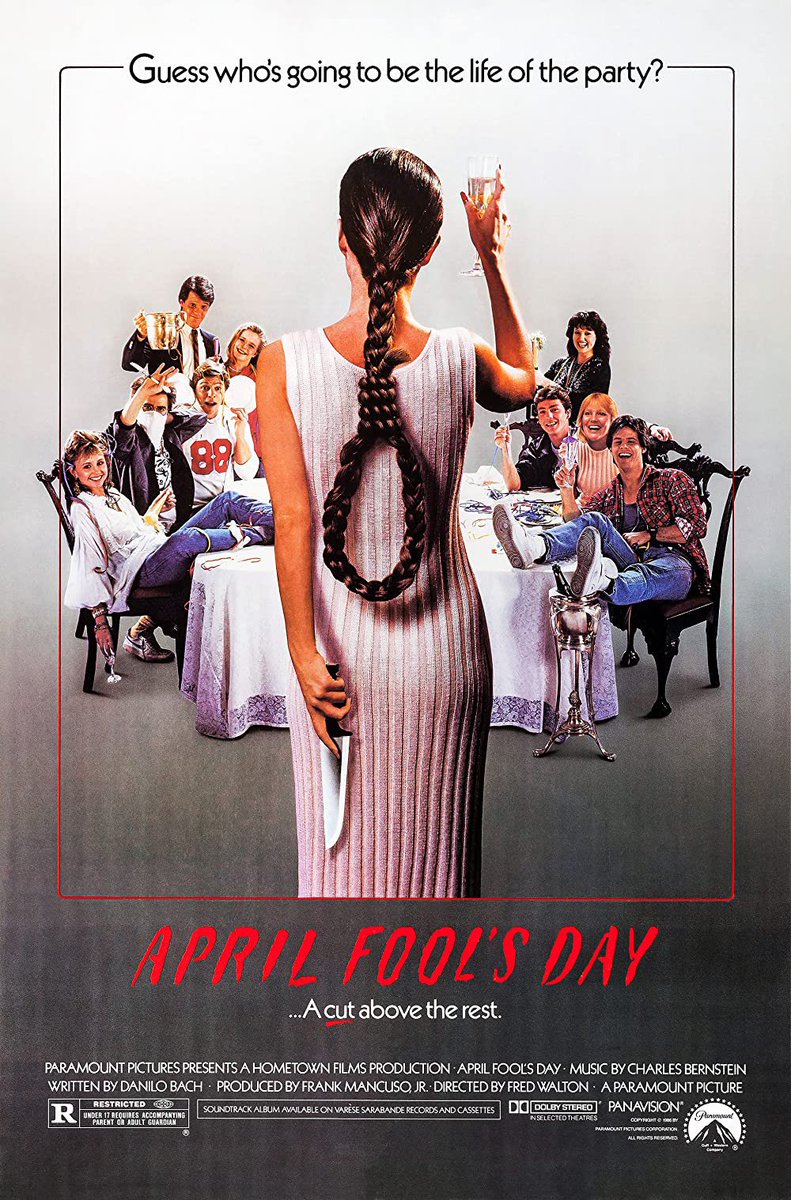 Russell_Writer's tweet photo. Ain’t no joke until the last one is killed off…gotta watch a classic 
#writing #editing #WritingCommunity #fitness #bodybuilder #horror #film #AprilFoolDay #timeforacocktail https://t.co/GvppkWQGun