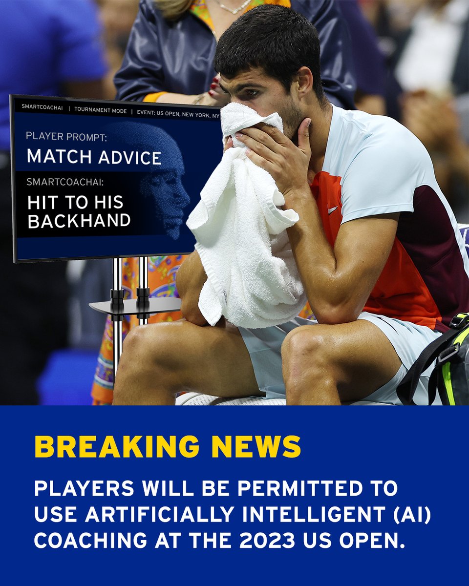 usopen's tweet photo. Welcome to the future. https://t.co/NXCY7o8ELB