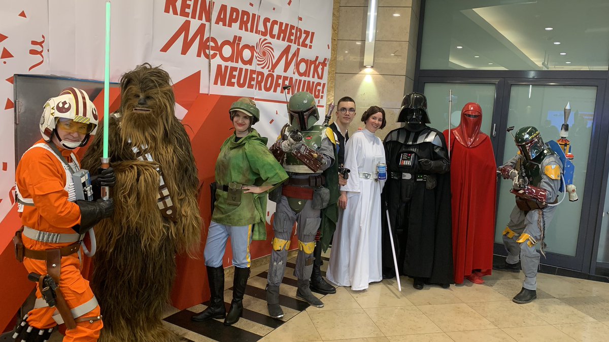 Unterwegs im StadtCenter Düren zur Eröffnung des MediaMarkt. Tolle Show!