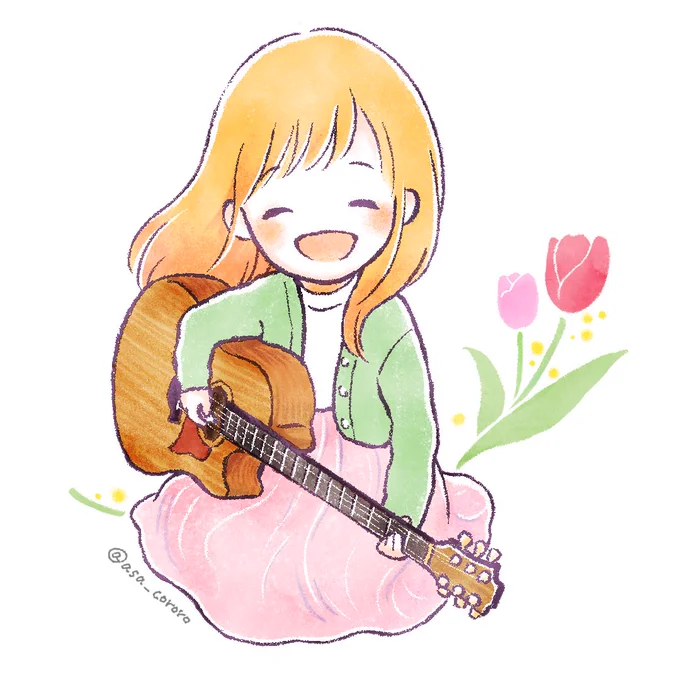 HANAさん( )のYouTube配信用イラストを担当しました2枚目は別案のラフです! 