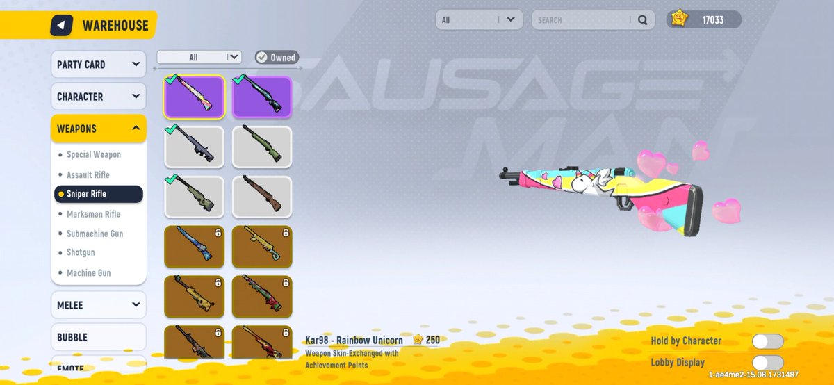 Who wanna buy my Sausage man account?
If you want,DM to me