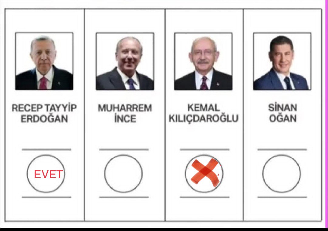 Erdoğan’a evet dedikten sonra çarpı atmayı unutma AKP li dava arkadaşım