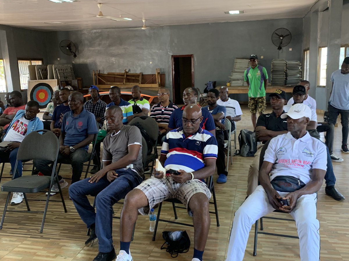 OlympicLeone's tweet photo. Newly appointed Sierra Leoneโs @OlympicLeone #Chefdemission, #YayahKoroma has today engaged #SecretaryGeneral & #TechnicalDirectors of #SportingAssociations to give further updates on qualification of #athletes ahead of the @AWBG_official & the @Paris2024.
#Bali2023
#Paris2024 https://t.co/NHrWoe79BP