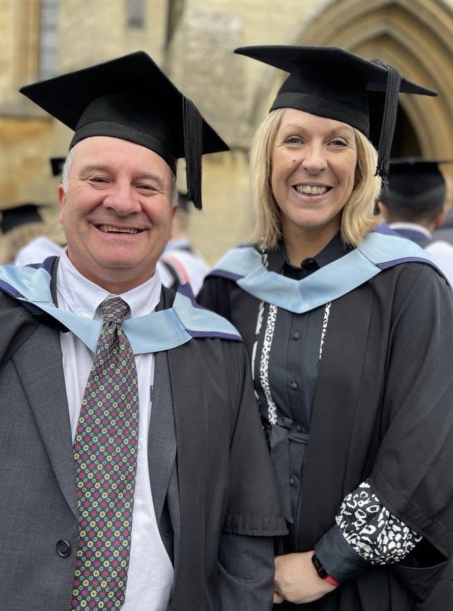 Huge congratulations to our CEO, Darren Holmes and Director of School Improvement, Becky Clayton who have both graduated today with an MBA in Education Leadership! @Enquire1 @RebeccaVClayton