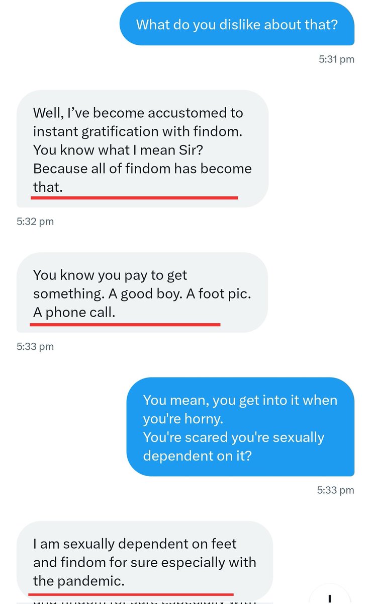 GaryCashmaster's tweet photo. FIN-THERAPY SESSION:
"Foot-induced ATM" reached out seeking help to quit FinDom.
It paid for a session, and we had a great time.
It's exciting to observe the different impact FinDom has on subs.
Good Start!!
#fintherapy #happiness #findom https://t.co/acLWnvZG1W