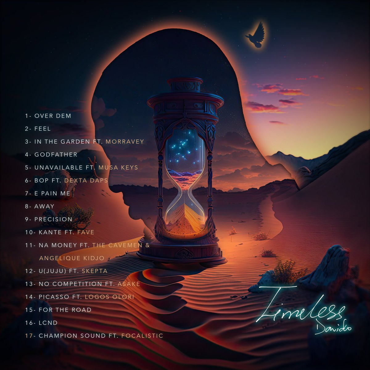 maskoffnew's tweet photo. The 17-track album called "Timeless" is Davido's @davido fourth studio project since he ventured into music 11 years ago. The title, he says, is a manifestation of his goal for the album to remain a classic for decades. "I know in years to come, if you interview me, we are still going to be talking about this album," he recently told CNN's Larry Madowo in Lagos, Nigeria. #TIMELESS #Davido