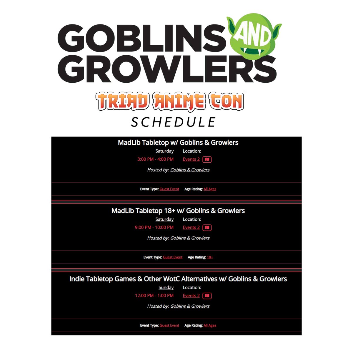 Goblins and Growlers tweet media