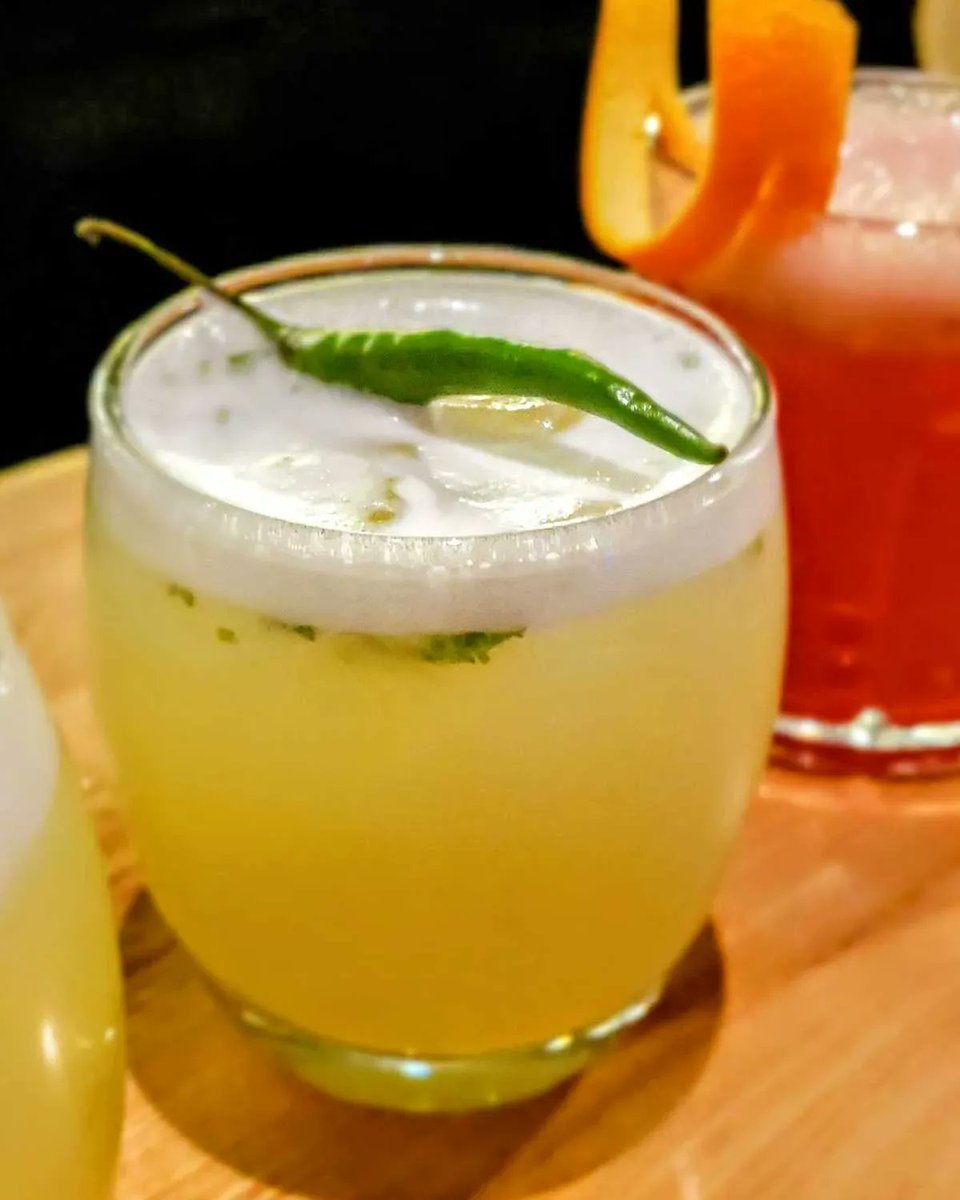pukkatoronto's tweet photo. We're not foolin' around with our spicy margarita 😉

→ Tromba tequila, triple sec, green chilli, coriander, lime juice
https://t.co/P0DrdZBWuT 

#tastetoronto #torontolife #toptorontorestaurants #stclairwest  #tofood #torontoeats #eatstoronto #SeeTorontoNow #DestinationToronto https://t.co/6GFtG5N3lj