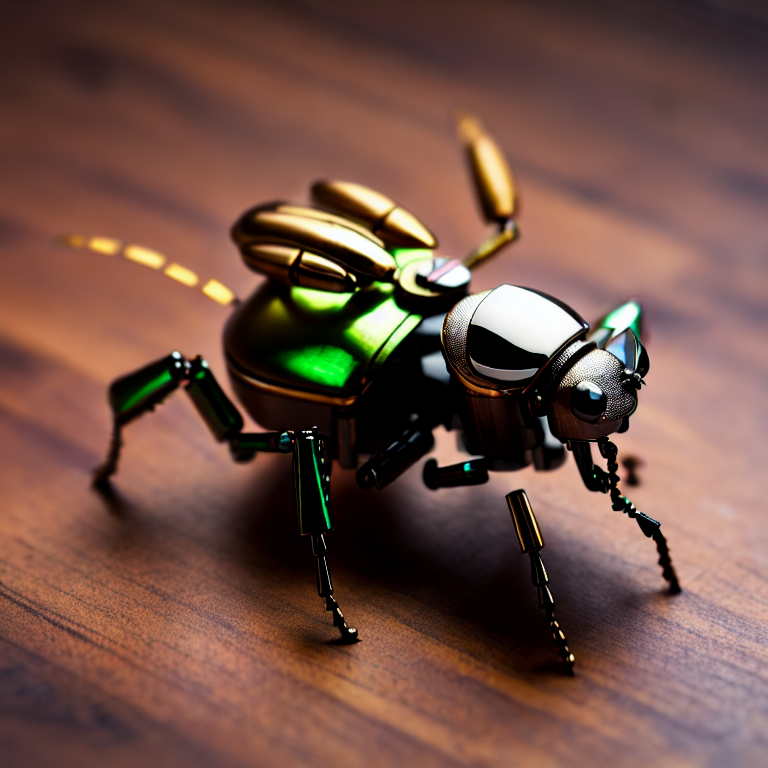 PickaPicTweet's tweet photo. Photograph of a chrome mechanical steampunk insect on a wooden table. shot on a 50mm lens with f1.2. extremely shallow depth of field. macro photography. 
https://t.co/oCPJiwaWCO
Generate cool images for free and contribute to open science! https://t.co/MVcceKegl5