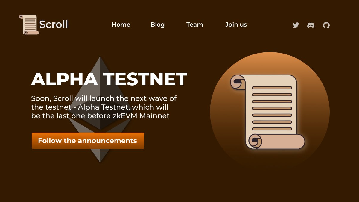 CryptoPorsh's tweet photo. 📜 Join Alpha @Scroll_ZKP Testnet and see the benefits of the project! 

🕵️‍♀️ Test here: https://t.co/QnOhKbL9PR

#testnet #scrollzkp #rollup #scrollalpha https://t.co/s6Xmgsz5oV