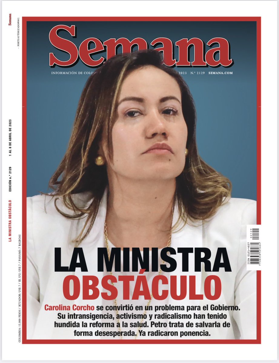 MAndreaNieto's tweet photo. Una ministra fanatizada y magalómana que quiere volver a la salud de Colombia como el modelo desastroso de Cuba! Para allá nos quieren llevar, y no es la salud, es la plata que necesitan para quedarse en el poder! ➡️ https://t.co/chasRKfBe2 https://t.co/ywPVWfaCJe