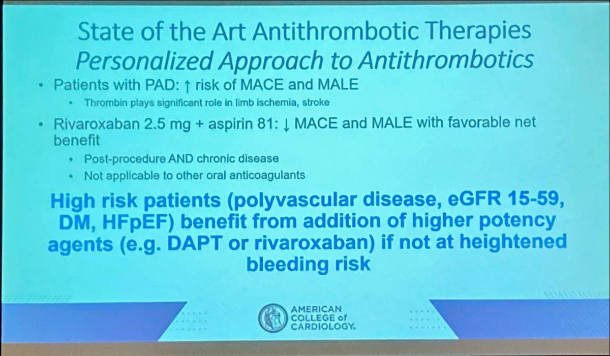 SonuAbrahamMD's tweet photo. Kicking of @ACCMass Annual meeting with ‘State if the Art Antithrombotic Therapies: Therapies for Coronary and Peripheral Atherosclerosis’ by Dr. Kelley Branch and Dr. Christian Ruff. @md_harrington @SaurabhSDani @JJheart_doc @JamalRanaMD @RohanParikhMD #ACCFIT @ACCinTouch https://t.co/UaVAwGsGuV