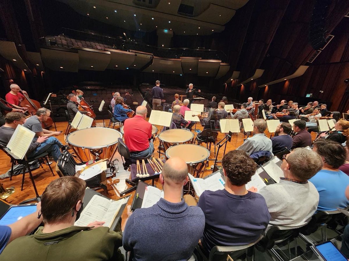 The air was crackling with energy last night at the dress rehearsal for <a href="/SymphonyNS/">Symphony Nova Scotia</a> presentation of Mendelssohn's epic work, Elijah. We can't wait for you to see it this evening at 7:30 at the Cohn Auditorium! #symphonynovascotia  #symphonynschorus #elijah #mendelssohn