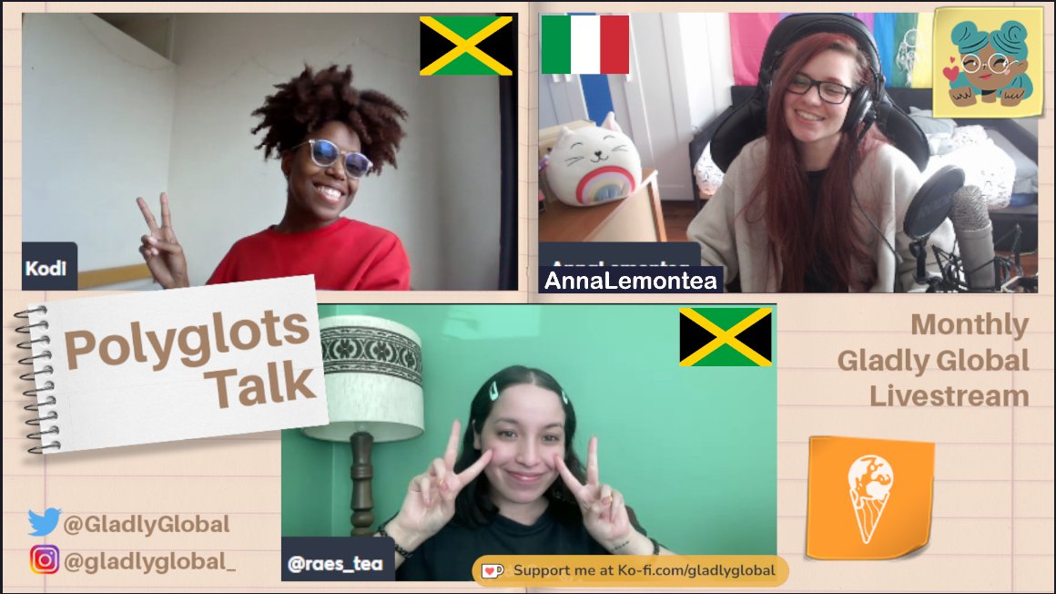 POLYGLOTS TALK 🌎 GOALS CHECKPOINT ✨🔴 going live on Youtube right now with @annaslemontea, @raes_tea & @kodixblaine! 

🥰Let's unpack how did on our Q1 goals: youtube.com/watch?v=UwzGhb…