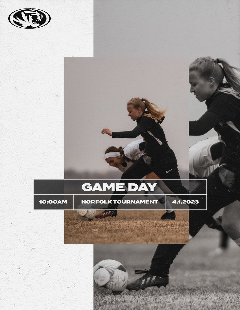 Game day!! We will face North Platte at 10 am. Second game is TBD! Let’s go Tigers 🖤💛🐯 #TogetherWeWin