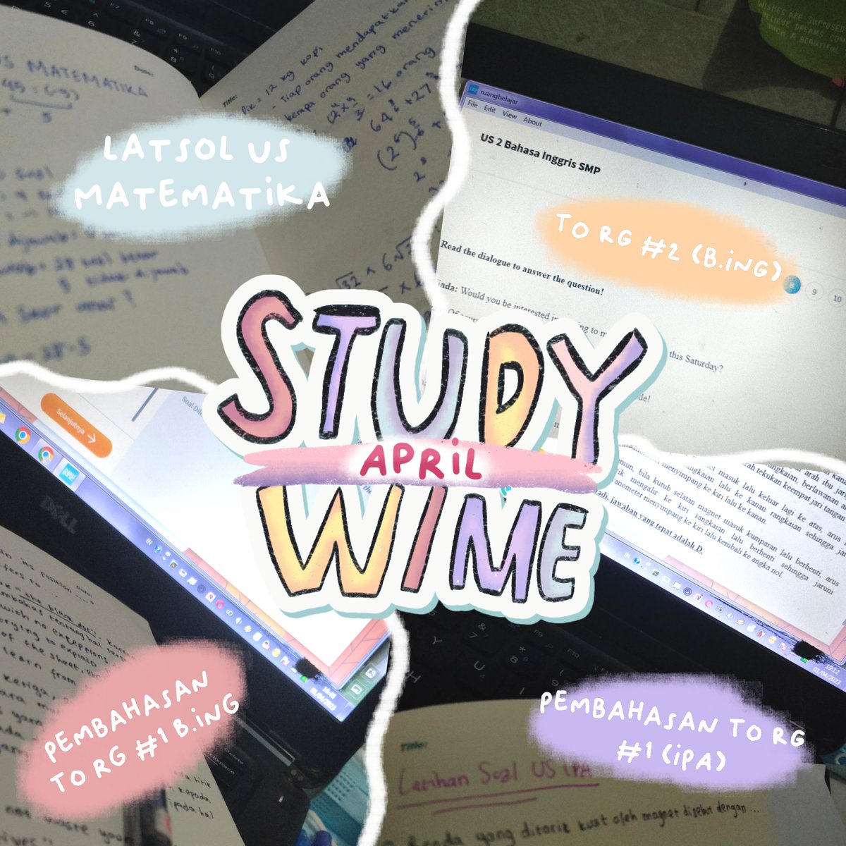 sabinverse's tweet photo. 🐳 Study Progress [ 01/4/2023 ]

Today i'm study science, mathematics, and english at ruangguru, i review some question from TO RG #1, Kalau kalian #BelajarApaHariIni ? rest well guys💓

#studytwt #ambistwt #AMBISVERSE #studyspo #saslog https://t.co/sMk92Q7p3o