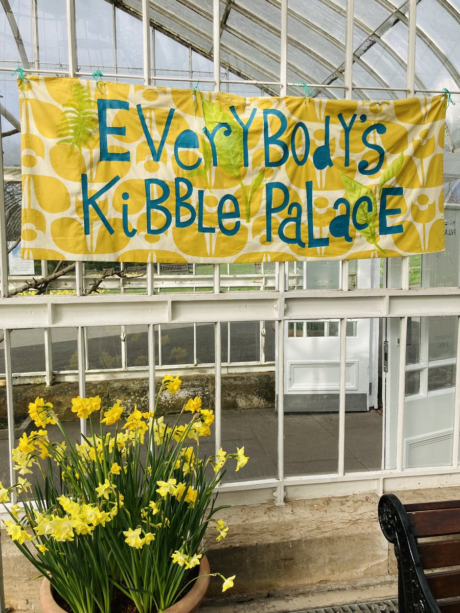 mistressofline's tweet photo. Thanks @JillBGlasgow for showing support today! The Kibble Palace has been free for 150 years and the council plan to charge an entry fee. 
The City of Glasgow is bound by law to keep them open as a public park and botanic garden forever. 
#keepkibblefree #dinnaefiddlewithekibble https://t.co/PaAA9kCY3o