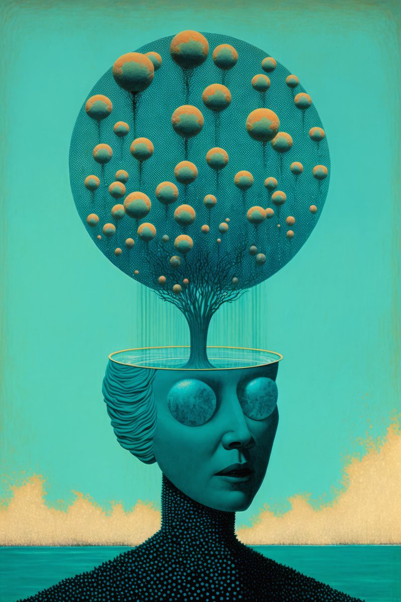 AmirGeKo's tweet photo. GM beautiful people ☀️
The weekend has arrived and with it some new art 👀

1/1 piece Lucid Dreams #08 is available on @objktcom 
Link below ⬇️

#SURREALISM #aiart #objkt #tezosart #tezosnft https://t.co/dMqOqlG0rM