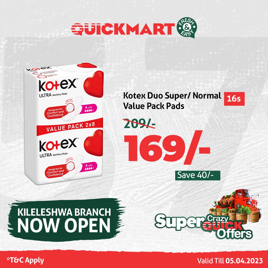 QuickmartKenya's tweet photo. Why pay full price when you can get the same great products for less? Visit our Kileleshwa branch to enjoy these and many more great offers.
Offers exclusive to Quickmart Kileleshwa, Thome and Kiambu Rd.
#TukoKile
#Quickmart57
#QuickmartKileleshwa
#FreshandEasy
#PamojaNawe https://t.co/AFKFQIIg5f