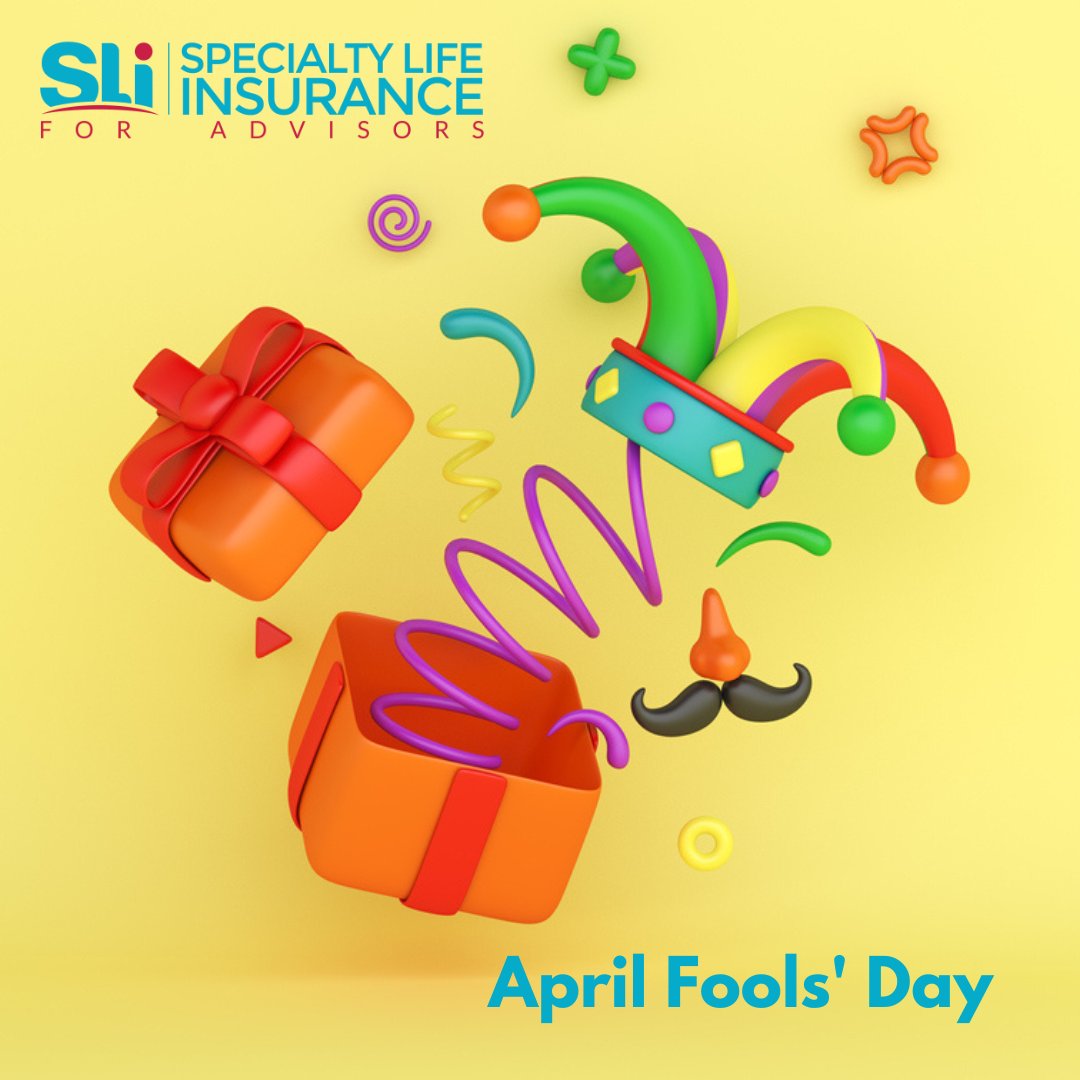 sli_for's tweet photo. “A day without laughter is a day wasted.” – Charlie Chaplin
Do not waste this day, make someone laugh or put a smile on someone’s face. Happy April Fools’ Day!
#april1st #aprilfoolsday #goodtime #fun #joy #specialtylifeinsurance #SLi #insurance #advisor https://t.co/dgwI7dKr9V