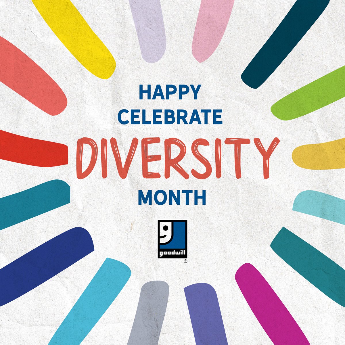 YourGoodwill's tweet image. Celebrate Diversity Month is a time to honor each and every culture and background within our Goodwill family and the communities around us.

By celebrating differences, we gain a deeper understanding of one another. 💙