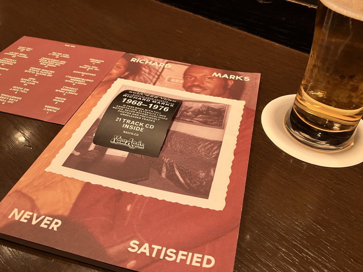 olskooljam's tweet image. 今日は？も地元のソウルバーでちょっと一息🍺 

最近また聴いているRichard Marksを酒の肴にして、マスターとソウルはああでもないこうでもない、あのレコ屋はああだこうだと..

#NowPlaying
Richard Marks - Ups &amp;amp; Downs 1976
youtu.be/zUg5u54Fdi0