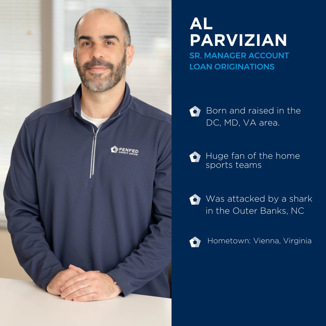 Jaws has nothing on PenFed's Al Parvizian! When Al is not fighting off sharks, this UMD grad is rooting for his favorite home sports team. Have you ever had a wild encounter with sea life? #UnderTheSea #Sharks #Teammate