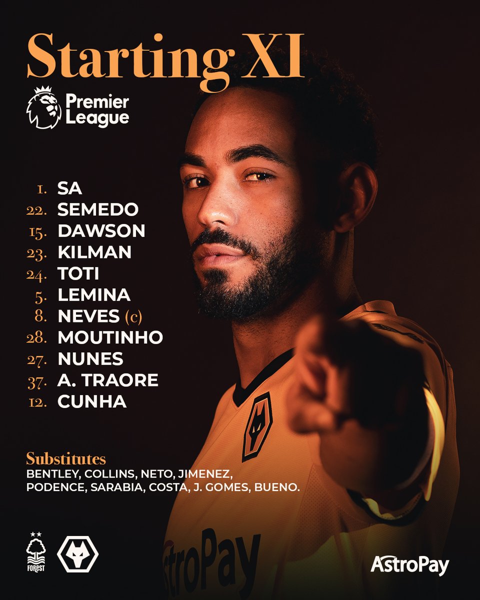 Wolves's tweet photo. #NFOWOL https://t.co/sDtPnW7nRV