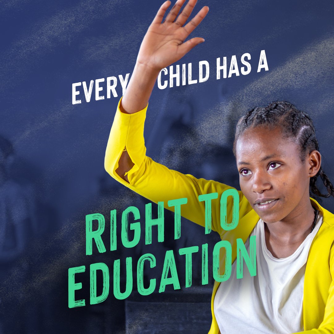 When schools are too far away from home, many children are left behind. Join us and #RaiseYourHand for a world in which no distance stands between a child and their education ✋🏾🖐🏻🙌🏽✊🏾 #TransformingEducation