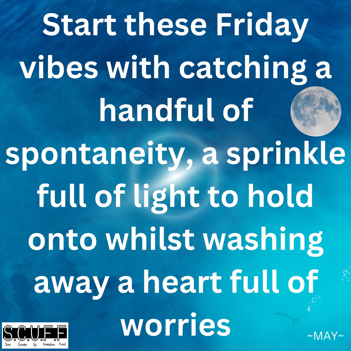 S_C_U_F_F's tweet photo. #FridayQuote
#QuoteByMay #quoteoftheday #dailyquote #InspirationalQuote
Wash away your worries and invite the positive vibes into your life
#FridayVibes #spontanous #light
#MentalHealthMatters #SCUFF #MentalHealthAwareness
#support https://t.co/hVKqpCEoEP