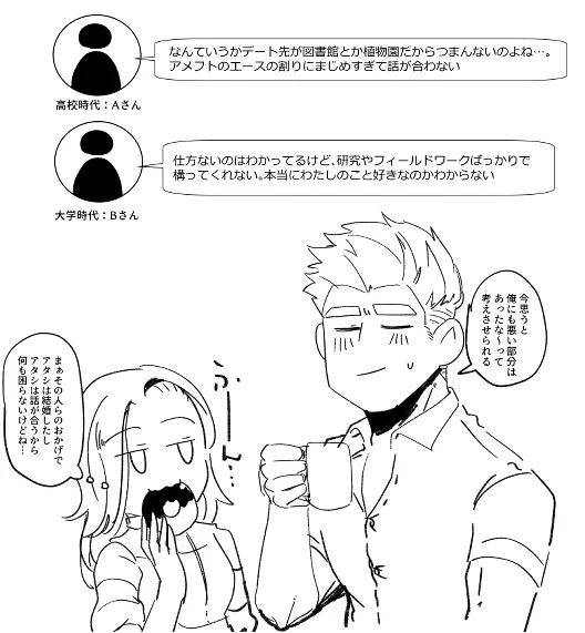 エイプリルフールで突然「別れよう」って言われても引き留めるわけでもなく秒で納得して「そうだな」って返事だしそうなのでラのフラれレビューを聞くことにしたユカっぴ 