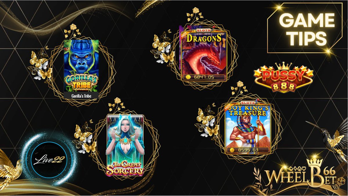 WheelBet66's tweet photo. ⭐️ WheelBet66 Aus 👑🌍

❤️ Here Goes The Games With Most Withdrawal From Wheelers Today 

🌎  PUSSY888 :  Dragons &amp; Soy King's Treasure  (87.56% -91.39% )

🌎LIVE22  : Gorillas Tribe &amp; The Great Sorcery (89.33% -93.21% ) https://t.co/JuuvahtxYF