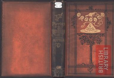 embk11's tweet photo. #pippins and #cheese #victorian #coverdesign by #johnleighton #title #letters #blocked within the #apples and #portionofcheese #bookbindings @britishlibrary  @BLprintheritage
https://t.co/23k9HPdGBh https://t.co/Uem6mWaknt