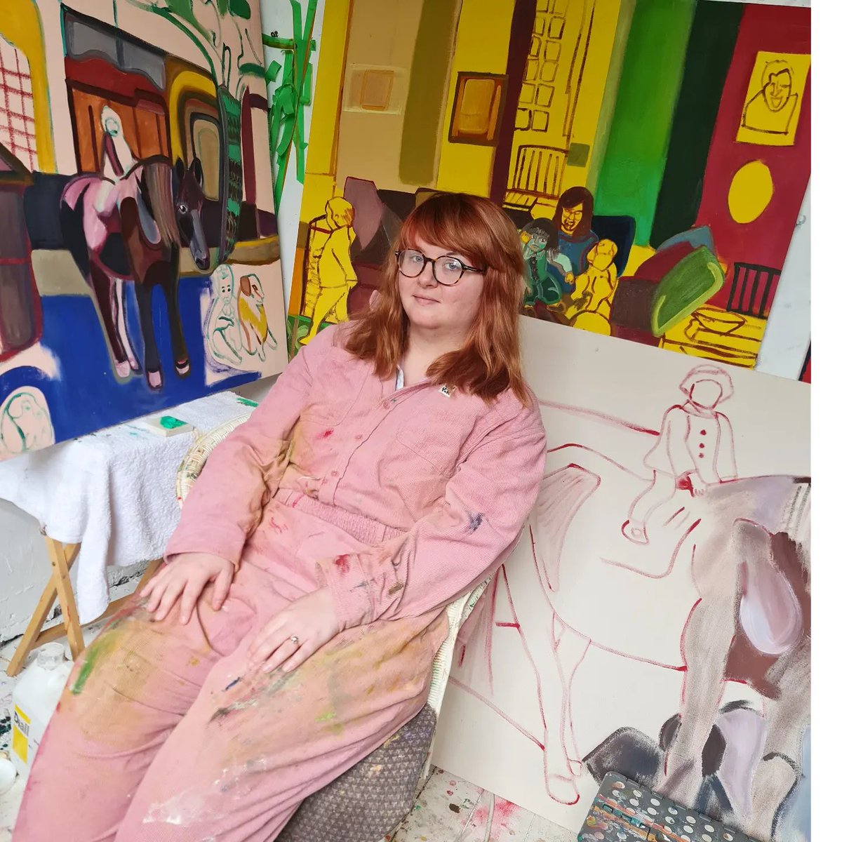 Reynoldspaintin's tweet photo. In the studio #art
#ArtistOnTwitter https://t.co/PiKQLTCIr3