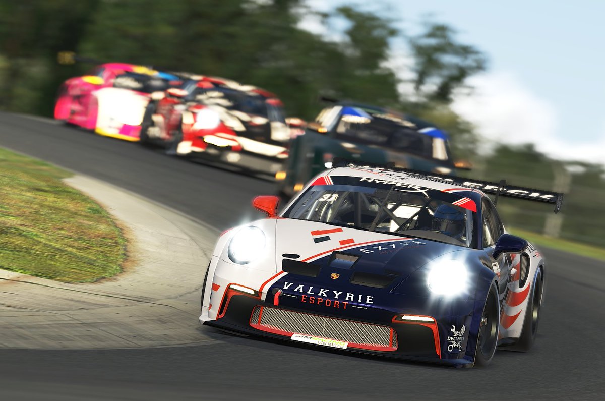 JustinPSports's tweet photo. So far in final practice, @esport_valkyrie's @SmurfN is leading all drivers around the track in Cup times with a 1:22.640.

2. ATRS eSports (1:22.754)
3. ATRS Academy (1:22.785)
4. @ImpulseRacing__ (1:22.806)
5. @ManitiRacing (1:22.828)

@IVRALeague | @RaceSpot | @iRacing https://t.co/LqKhS0bKzO