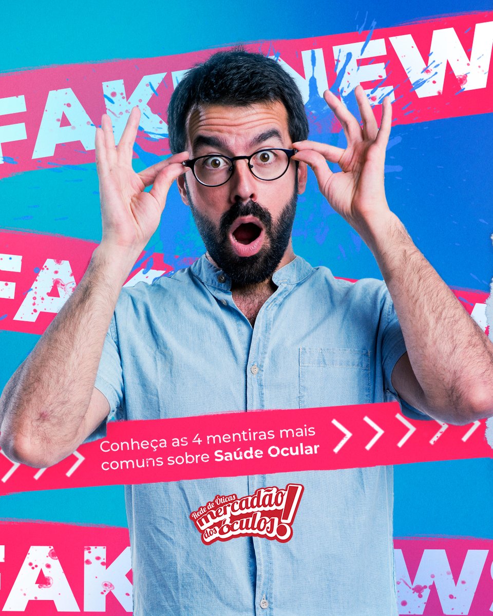 OficialMdo's tweet photo. Aproveitamos o Dia da Mentira para desmentir algumas “informações” sobre saúde ocular. 😅

Bora conferir? É só arrastar pro lado!

#mercadãodosóculos #oculosdegrau #oculosdesol #oculosdamoda #oculosfeminino #oculosmasculino #consultoriaonline #diadamentira #fakenews https://t.co/fAPJx3zG1Q