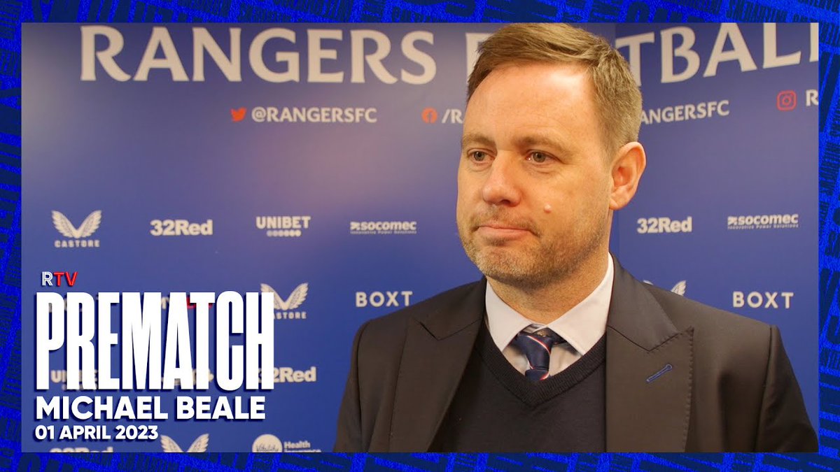 Rangers Football Club on Twitter "🎙️ Michael Beale spoke to RangersTV