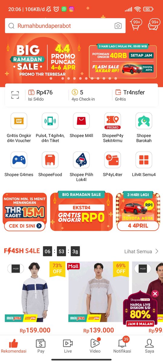 monicaasta's tweet photo. Seriusan @ShopeeID kamu kenapa mendadak alay🤣 https://t.co/v72MrsVh72