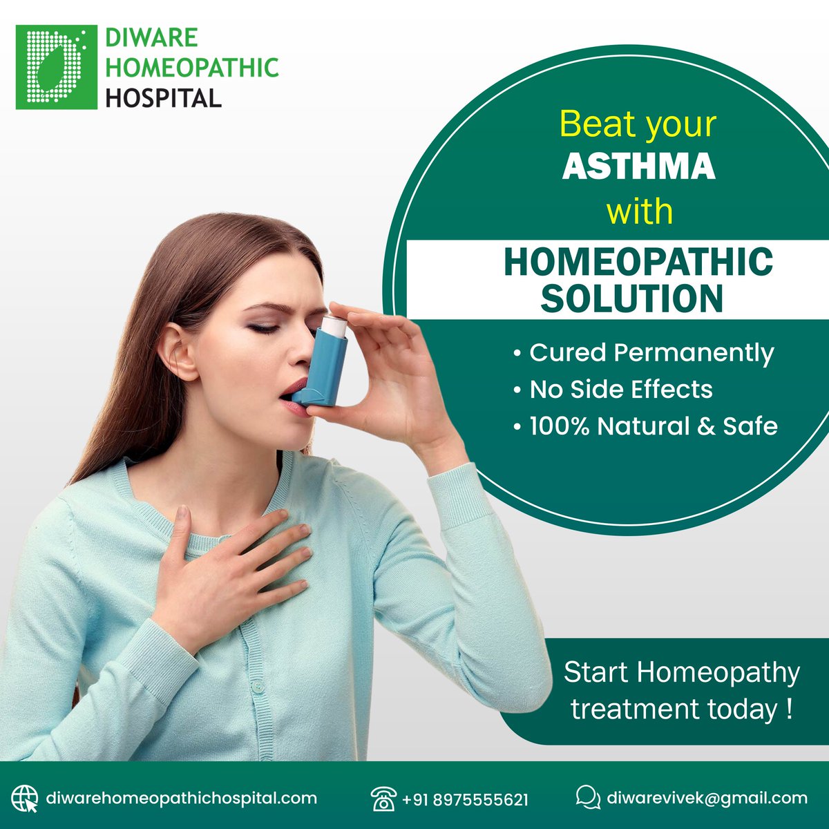 Beat your asthma with a homeopathic solution

It may be safe to try homeopathy in combination with traditional asthma treatment

Visit on :- diwarehomeopathichospital.com
#asthma #eczema #resdung #allergies #drdiware #gout #health #acne #homepathic  #homepathy #asthmatreatment #nagpur