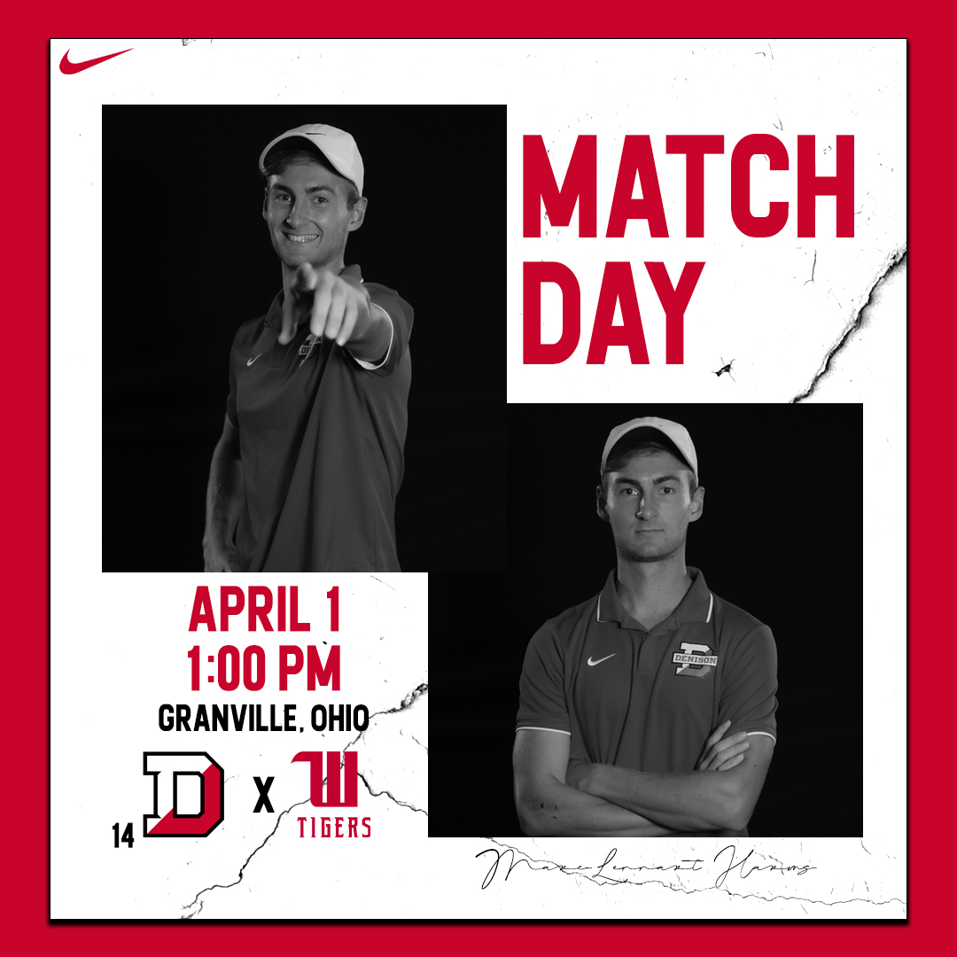 DenisonSports's tweet photo. .@DenisonTennis begin a busy weekend of matches!

🆚 Wittenberg Tigers
⌚️ 1 PM
📍 Granville, Ohio
📊 https://t.co/igWEX07dUH https://t.co/1AA4UcIL5i