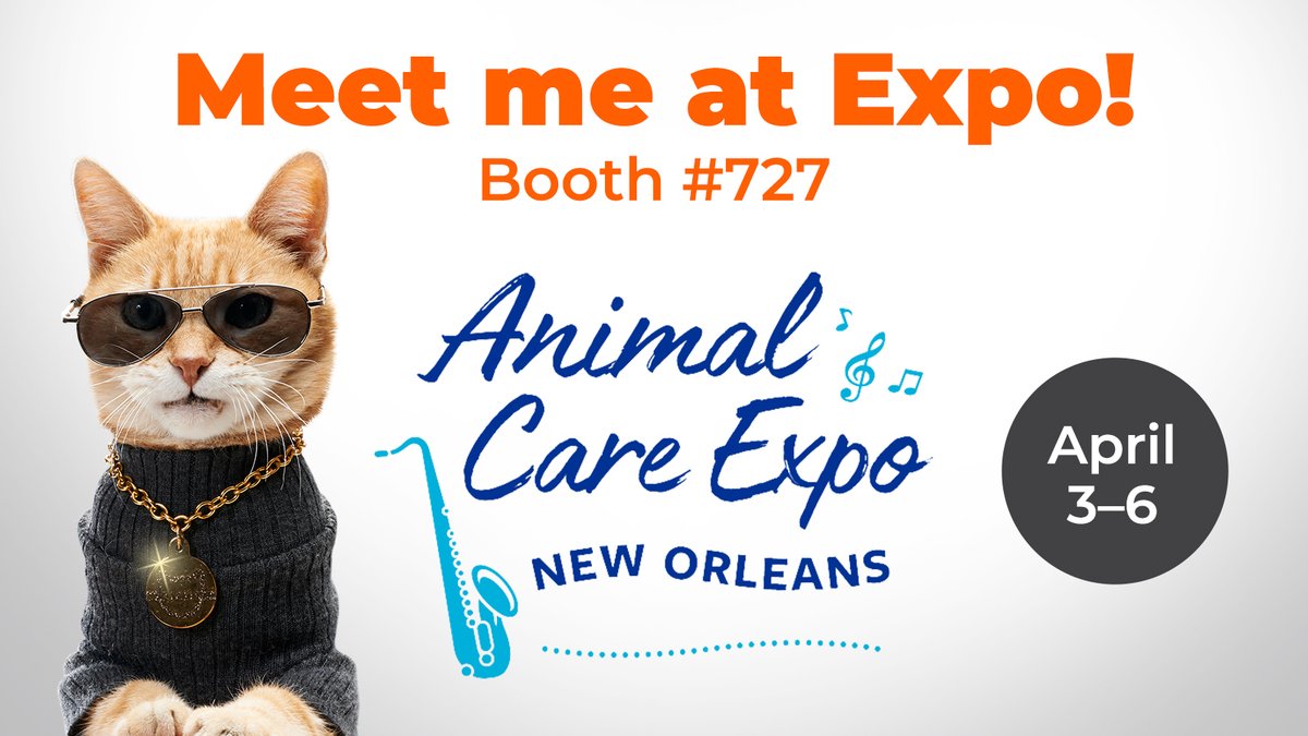 Scooter’s heading to NOLA to spread the word that it’s hip to be snipped! Find him at @Humane_Pro and join our movement to help get more cats spayed/neutered in your community. 

Learn more: ow.ly/M2h050NtH55

#AnimalCareExpo #ItsNeuteredScooter #GiveThemTen