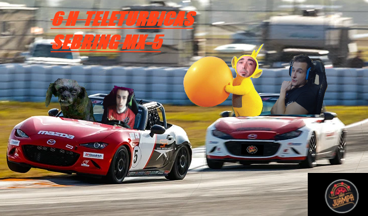 crazyjuampa's tweet photo. VIDEO PARA YOUTUBE YA DISPONIBLE!!!
MOTORFERIA 6H DE SEBRING CON @Stradi81 
PAPAPAPA!!!!
A LA CAZA DE @Aingeru96 Y @CDourdil 😂
https://t.co/yUcfTKHNQc https://t.co/sLuTgtTayR
